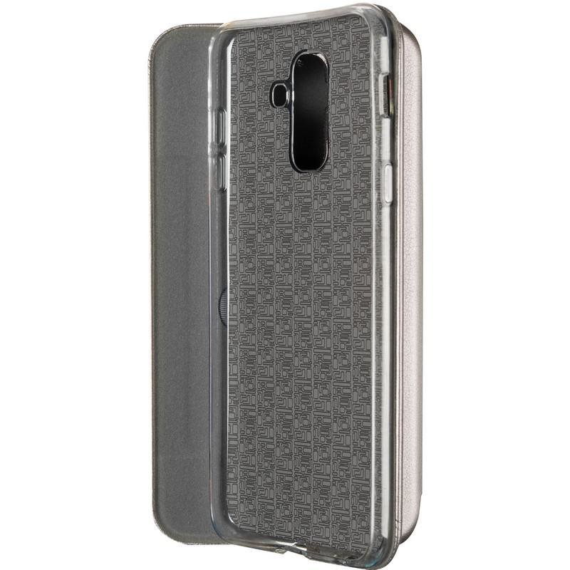 Чехол книжка для Samsung A6 Plus 2018 Galaxy A605 Case Кожаный