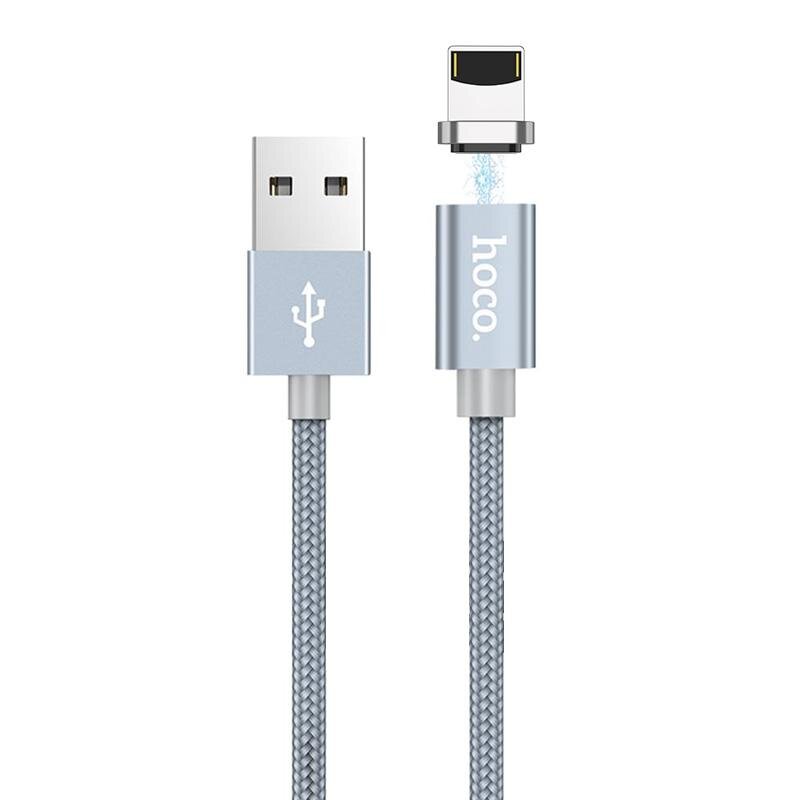 Кабель (зарядка) USB для iPhone /iPad Lightning Hoco U40 Сірий