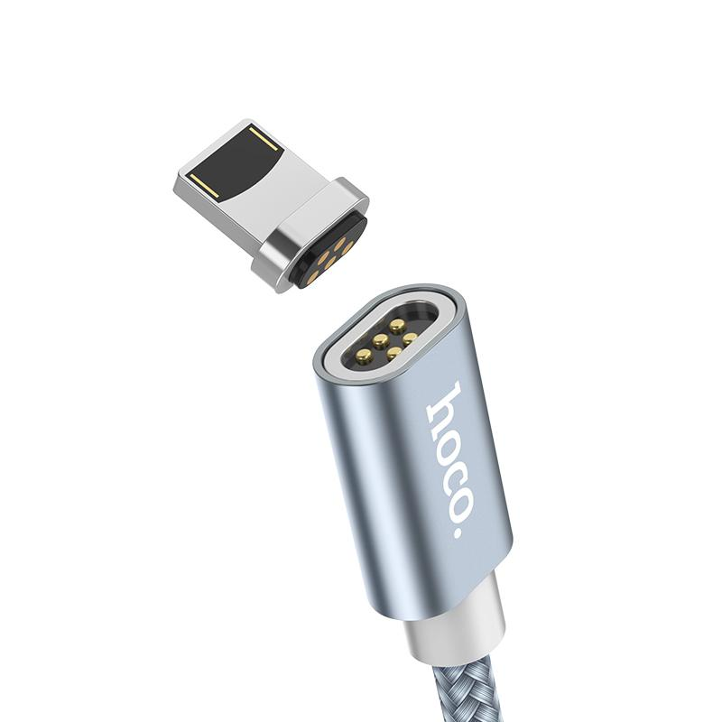 Кабель (зарядка) USB для iPhone /iPad Lightning Hoco U40 Сірий