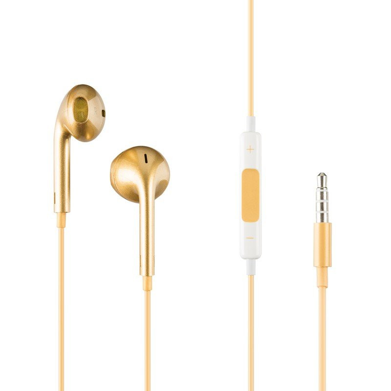 Наушники Airpods HF Copy с микрофоном (золотые)