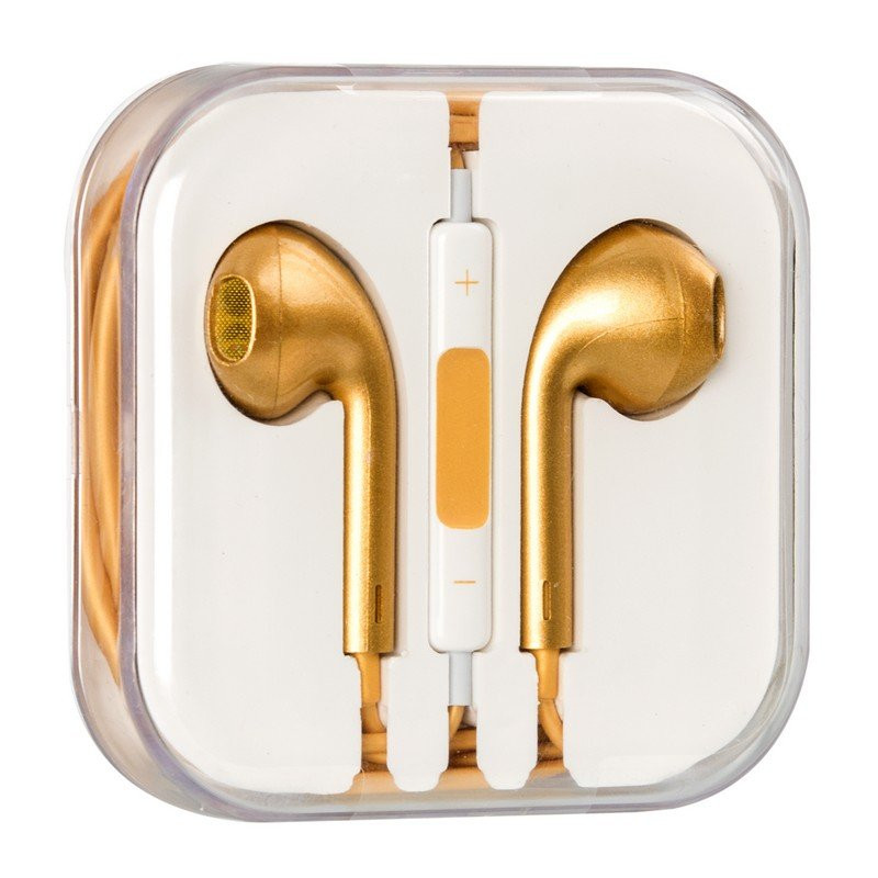 Наушники Airpods HF Copy с микрофоном (золотые)
