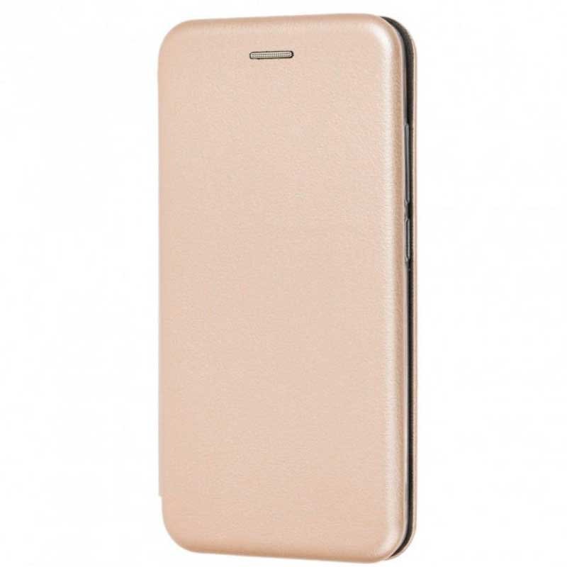 Чохол книжка для Xiaomi Redmi 7 Case Шкіряний Рожевий