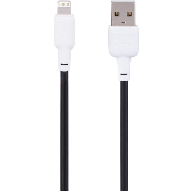 Силиконовый кабель USB-A to Lightning Gelius GP-UCN001L 18 Ватт Силиконовый кабель USB-A to Lightning Gelius GP-UCN001L 18 Ватт
