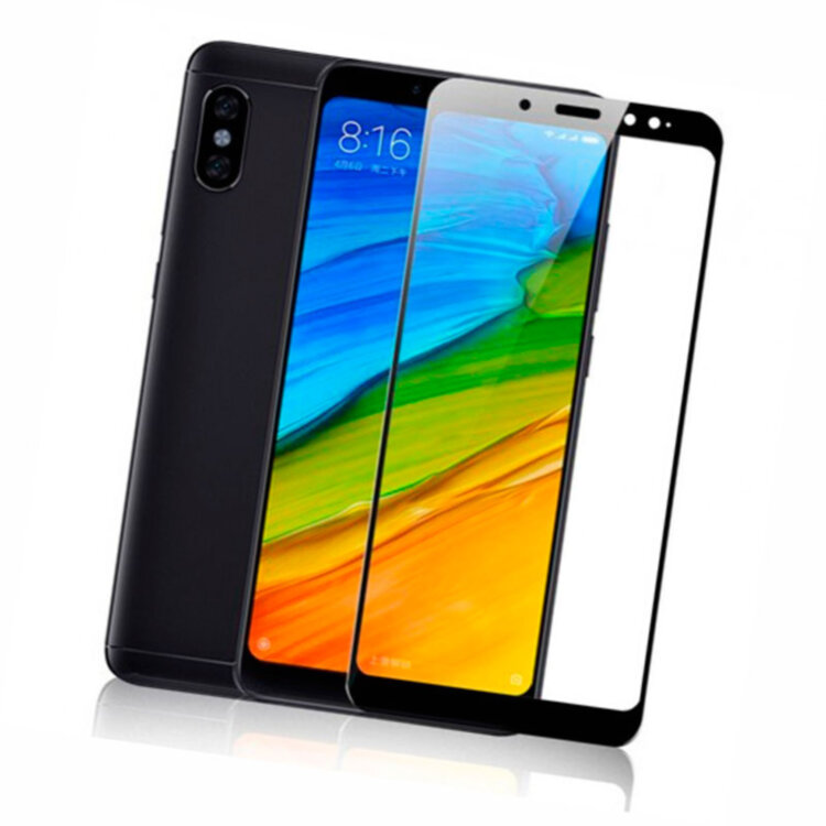 Захисне скло для Xiaomi Redmi Note 5 /Note 5 Pro 3D Glass 9H Чорний