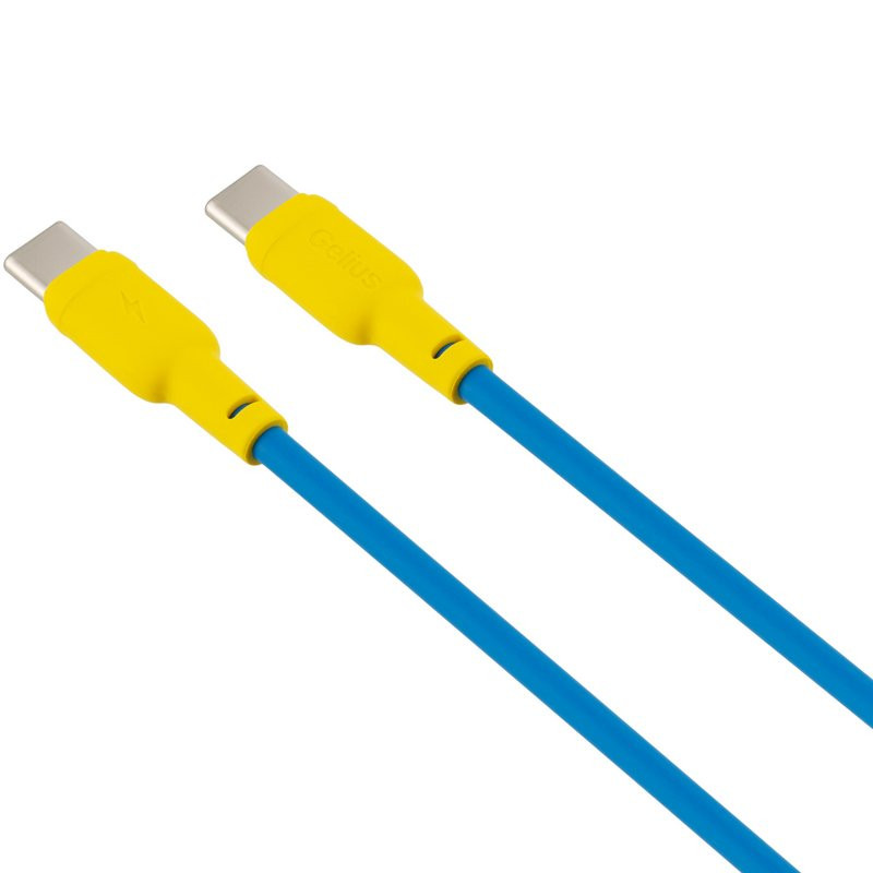 Силіконовий кабель Type-C to Type-C Gelius GP-UCN001CC 1.2м 60 Ват