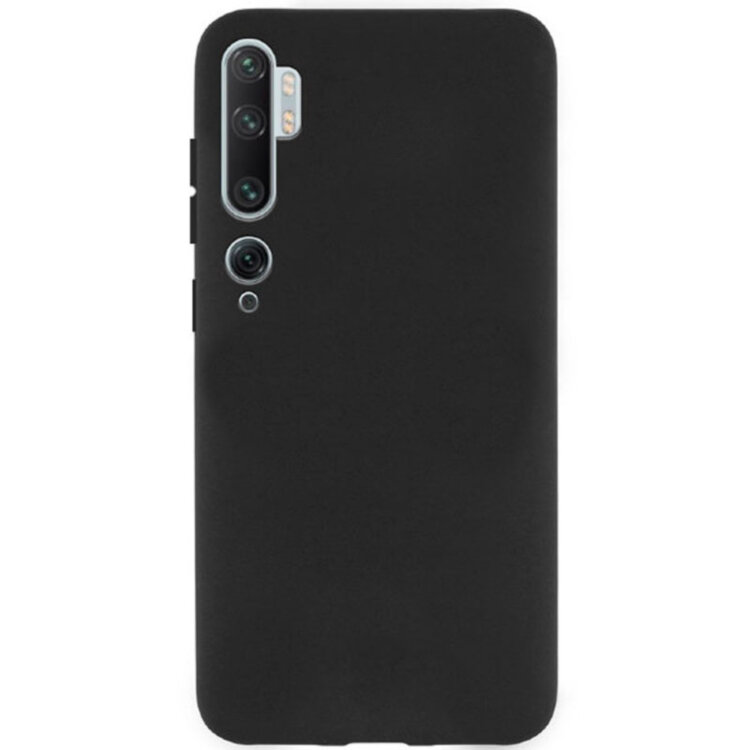 Силіконовий чохол для Xiaomi Mi Note 10 еластичний чорний