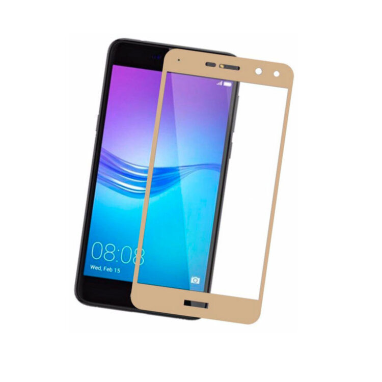 Захисне скло для Huawei Y5 (2017) Full Screen Золотий