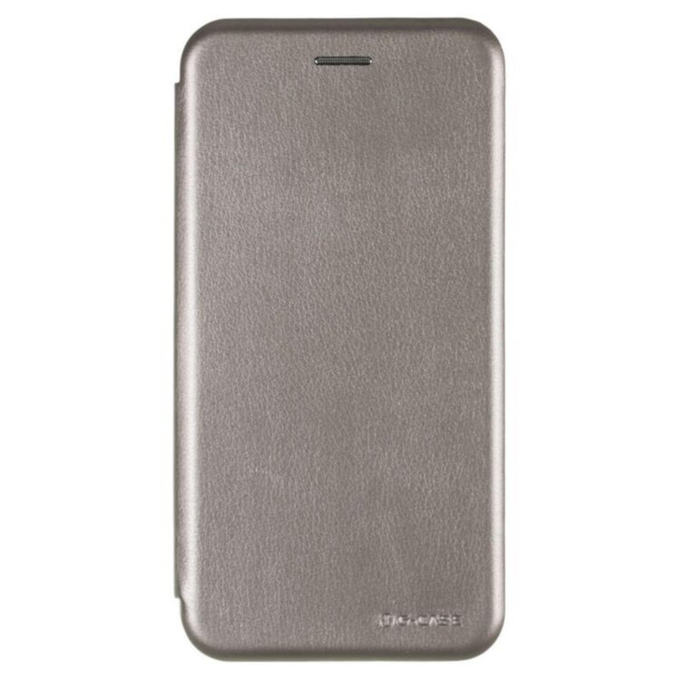 Чохол книжка для Xiaomi Redmi 6 Case Шкіряний Сірий