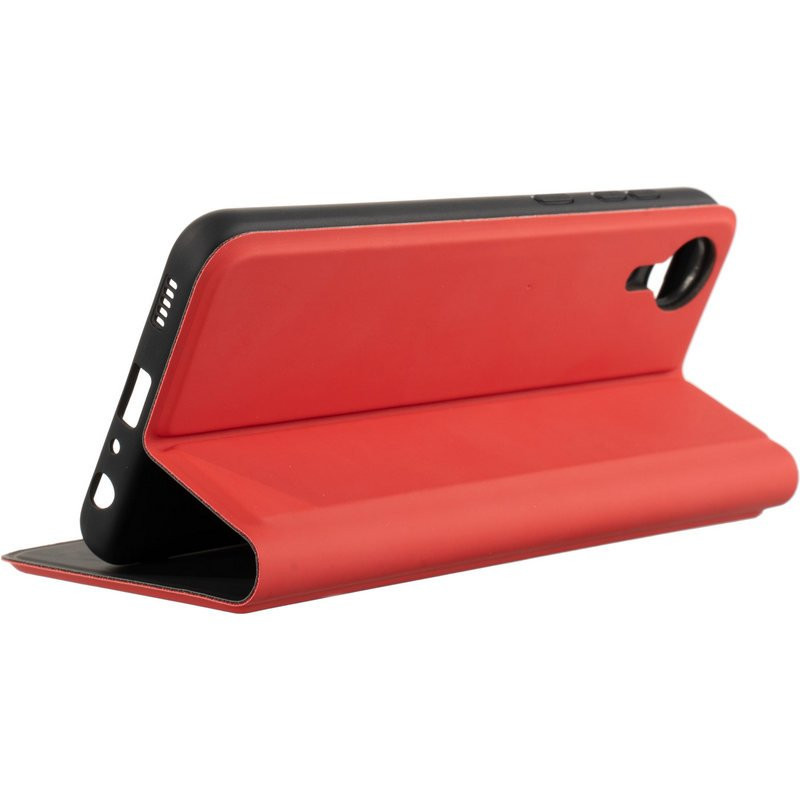 Чехол-книжка для Samsung Galaxy A03 Core (А032) Smooth Case Красный