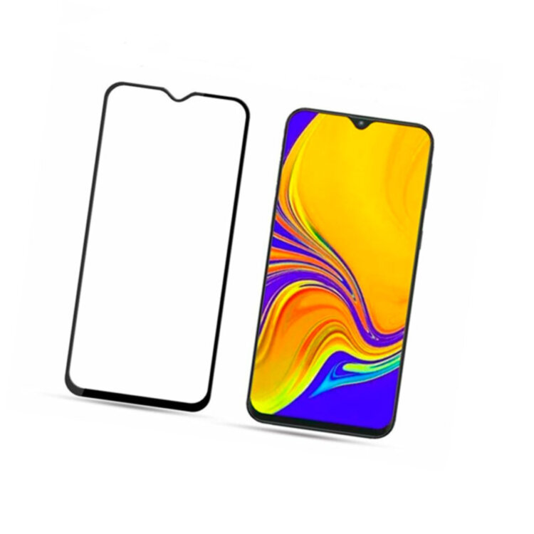 Захисне скло для Samsung A50s Galaxy (A507) 5D Glass 9H Чорний