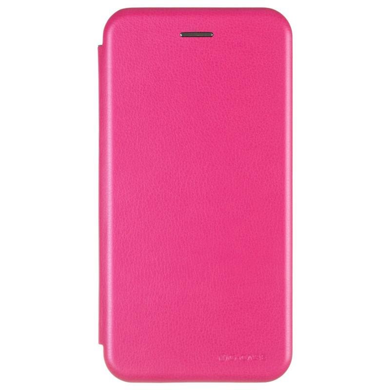Чохол книжка для Xiaomi Redmi 6 Case Шкіряний Малиновий