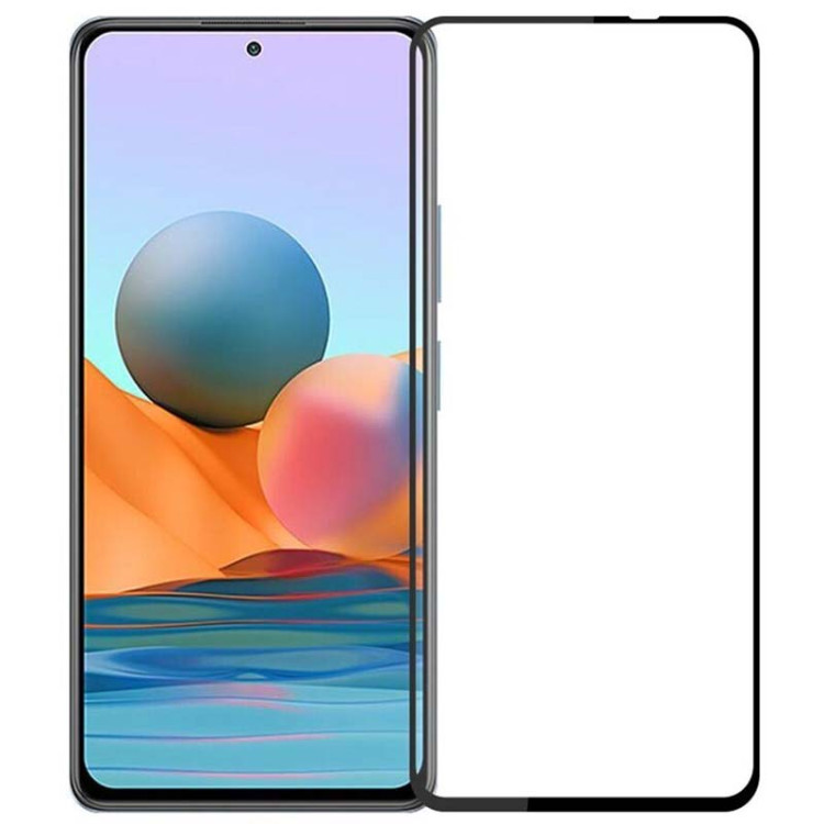 Захисне скло для Xiaomi Redmi Note 10 Pro 9H Armor Glass 3D (чорне)