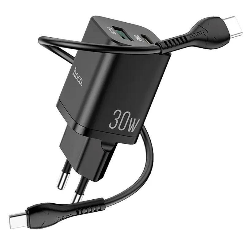 Сетевое зарядное устройство Hoco PD30W + QC3.0