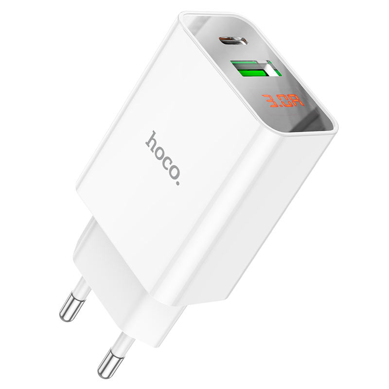 Сетевое зарядное устройство Hoco C100A PD 20W + QC3.0