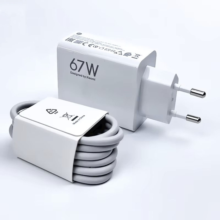 Сетевое зарядное устройство Xiaomi 2in1 67W + кабель Type-C MDY-12EH (белый)