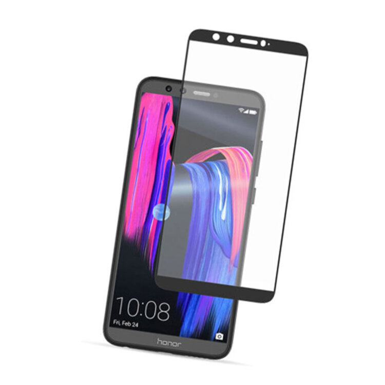 Захисне скло для Huawei Honor 9 Lite Чорний 3D Glass 9H чорний (на весь екран)