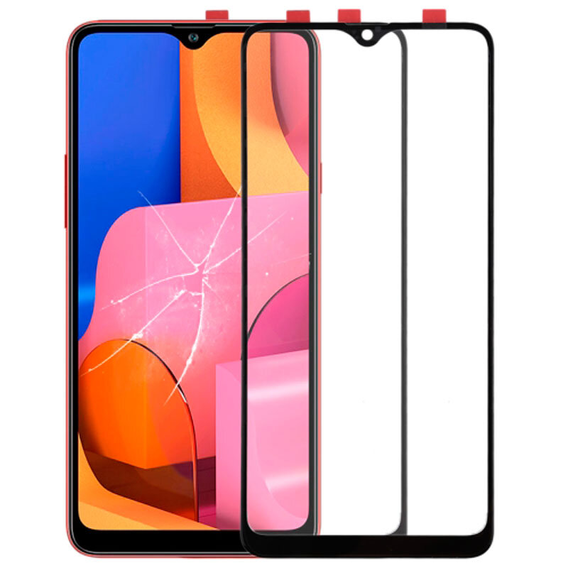 Захисне скло для Samsung A207 Galaxy A20s 3D Чорний