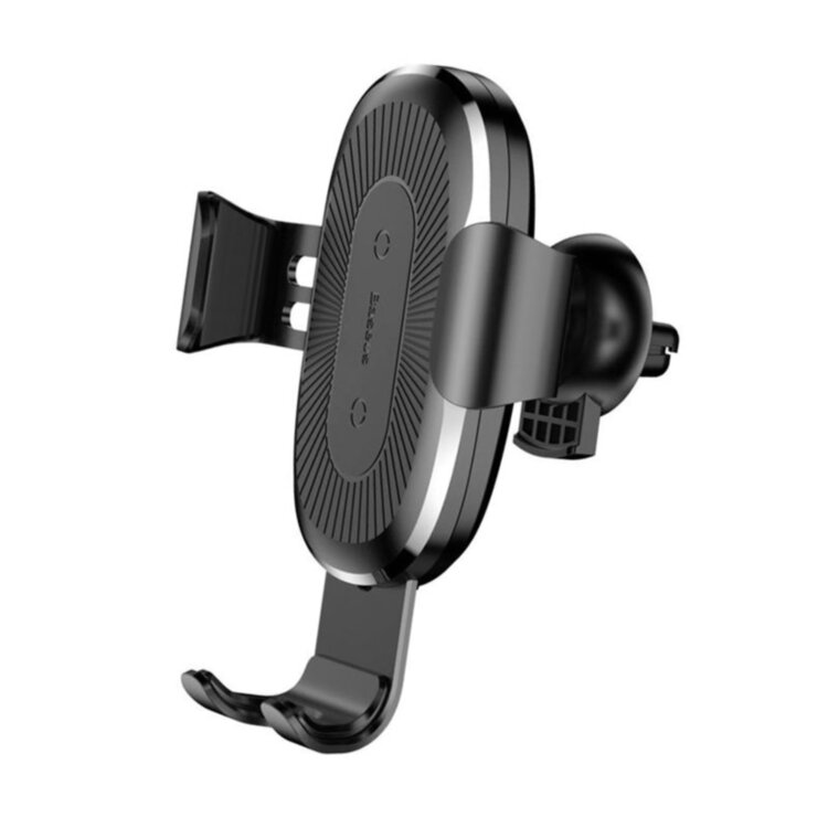 Автомобільний тримач Baseus Wireless Fast Charger Gravity Car Mount (WXYL-01) Чорний