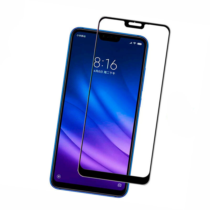 Захисне скло для Xiaomi Mi8 Lite /Mi 8 Lite 5D Glass 9H Чорний