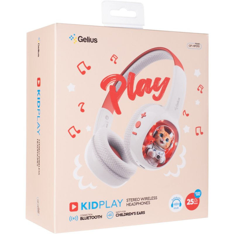 Полноразмерные Bluetooth наушники Gelius KIDPlay GP HP-010 для детей