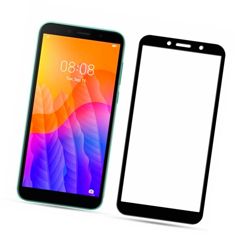 Захисне скло для Huawei Y5P / Y 5 P 5D Glass 9H чорний