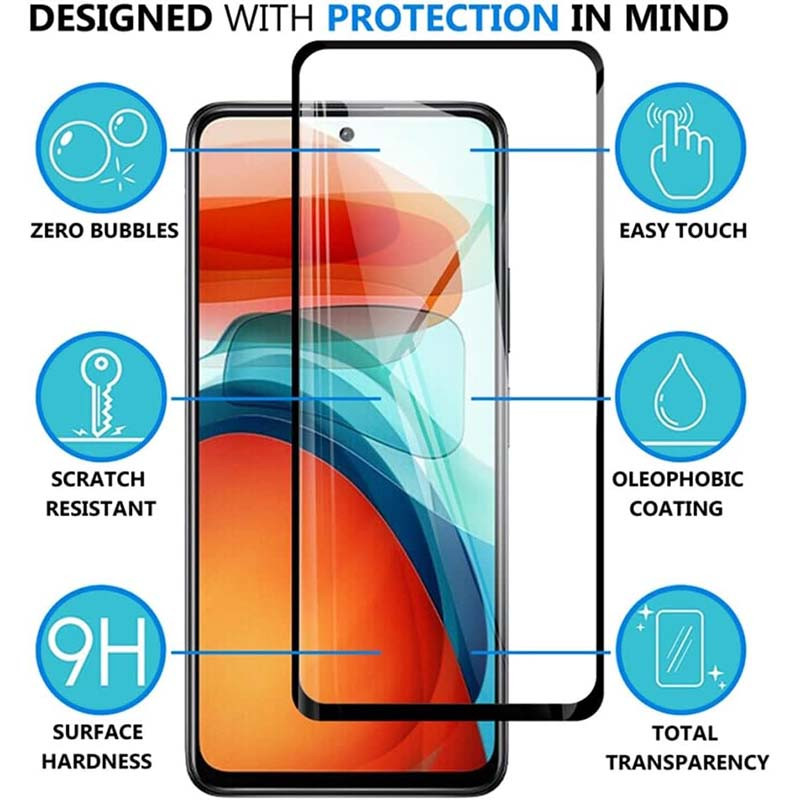 Защитное стекло для Xiaomi Redmi Note 10 Pro 5G 9H Armor Glass Черный