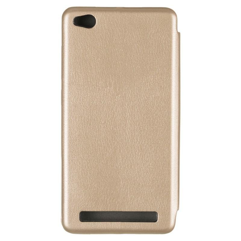 Чохол-книжка для Xiaomi Redmi 5a Case Шкіряний Малиновий