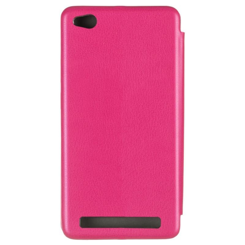 Чохол-книжка для Xiaomi Redmi 5a Case Шкіряний Малиновий