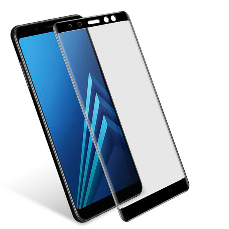 Захисне скло для Samsung A8 2018 Galaxy A530 3D Чорний