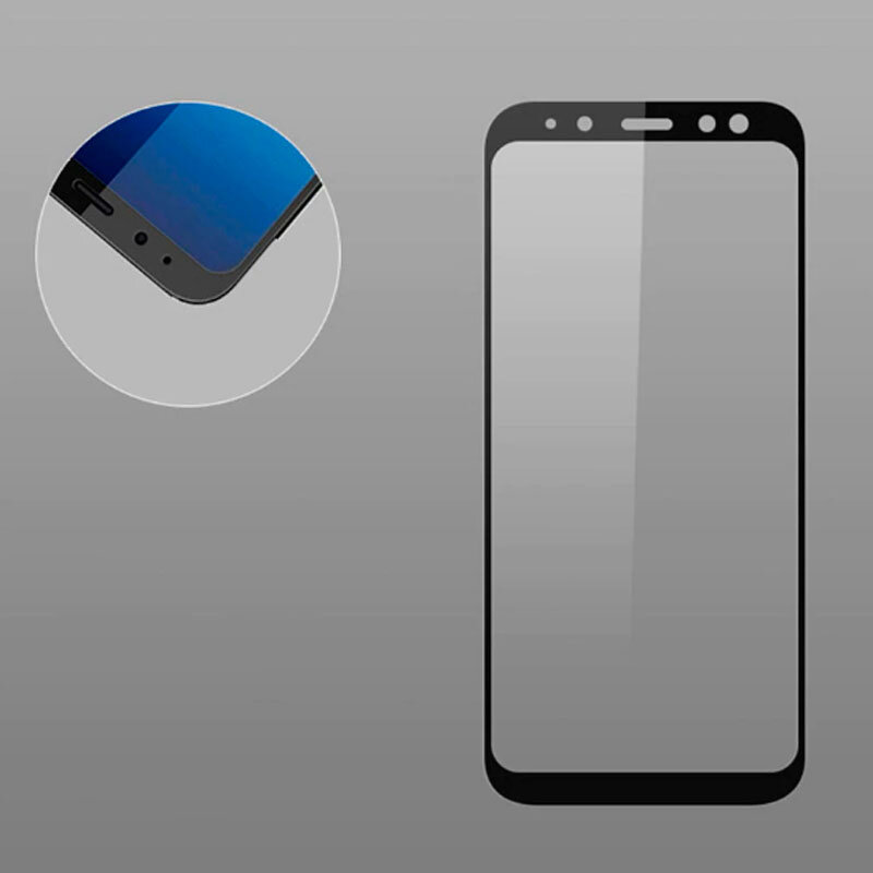 Захисне скло для Samsung A8 2018 Galaxy A530 3D Білий