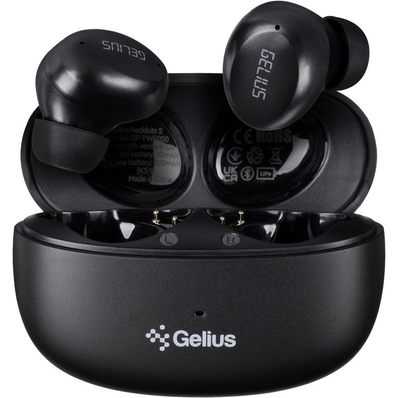 Беспроводные наушники TWS Gelius Reddots 2 GP-TWS050 (черные)