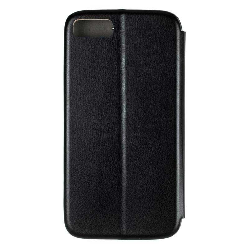 Чохол книжка для Xiaomi Redmi 6a Case Шкіряний Малиновий