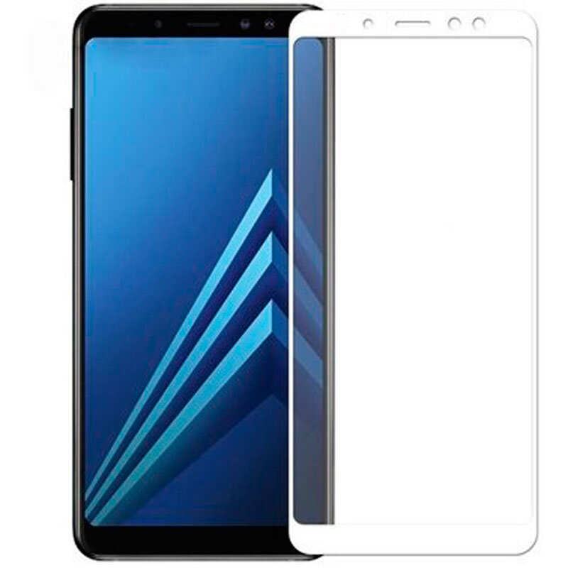 Защитное стекло для Samsung A6 2018 Galaxy A600 3D Черный