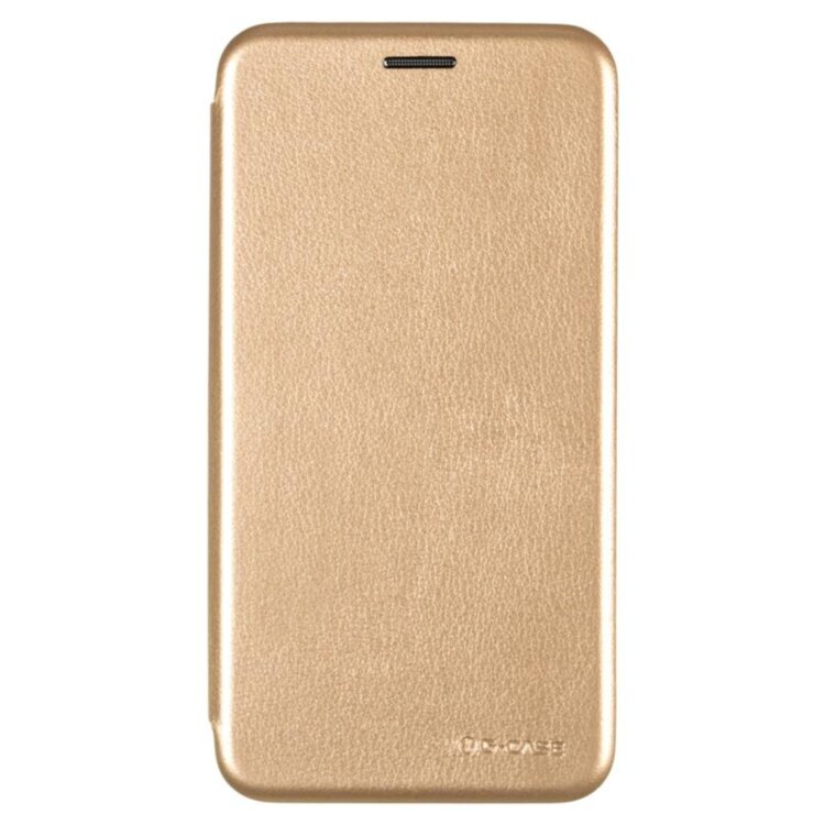 Чохол книжка для Xiaomi Redmi 6a Case Шкіряний Золото