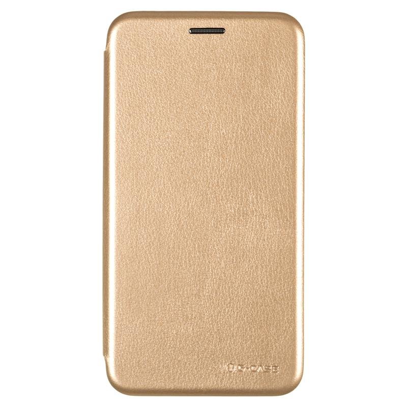 Чохол книжка для Xiaomi Redmi 6a Case Шкіряний Золото