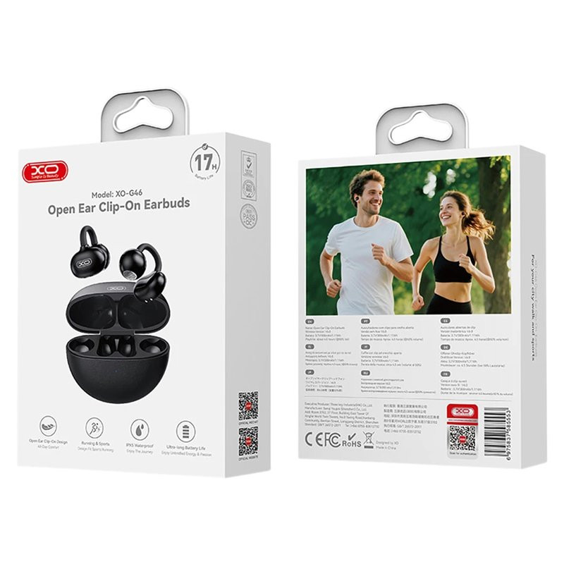 Беспроводные наушники TWS XO G46 Simple OWS (черные)