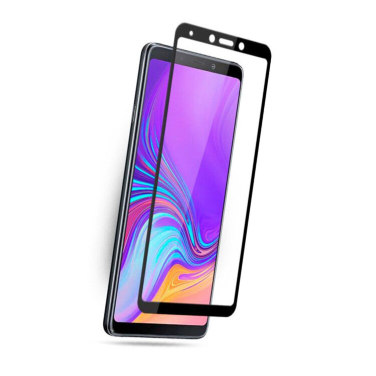 Захисне скло для Samsung A920 Galaxy A9 2018 3D Чорний (на весь екран)