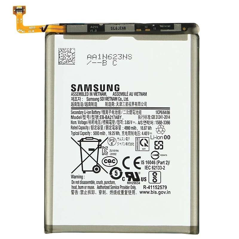 Аккумулятор Samsung Galaxy A02 (A022) EB-BA217ABY Оригинал