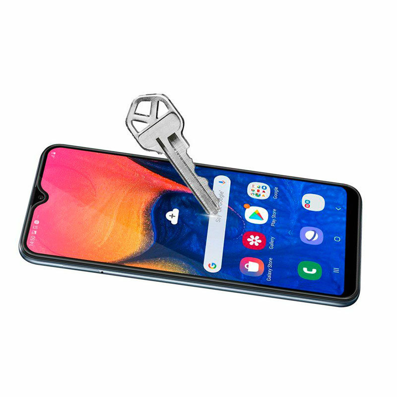 Захисне скло для Samsung A105 Galaxy A10 2019 5D Glass 9H чорний