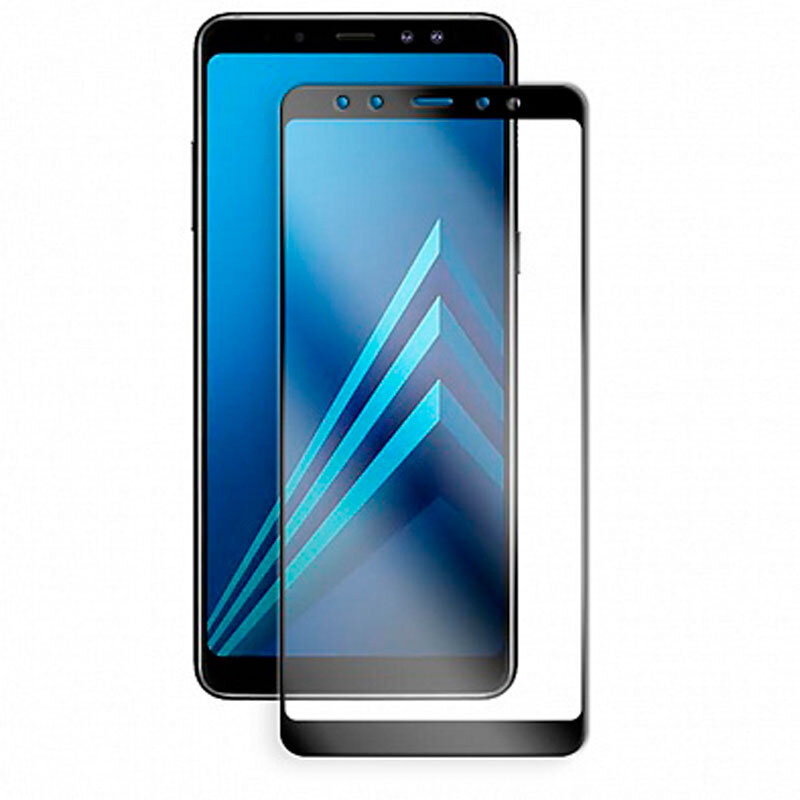 Захисне скло для Samsung Galaxy A8 Plus A730 2018 3D Чорний