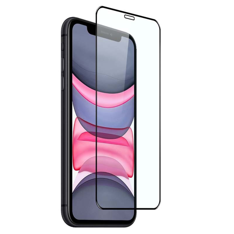 Защитное стекло для iPhone 11 Protective 9H Armor Glass 3D черный