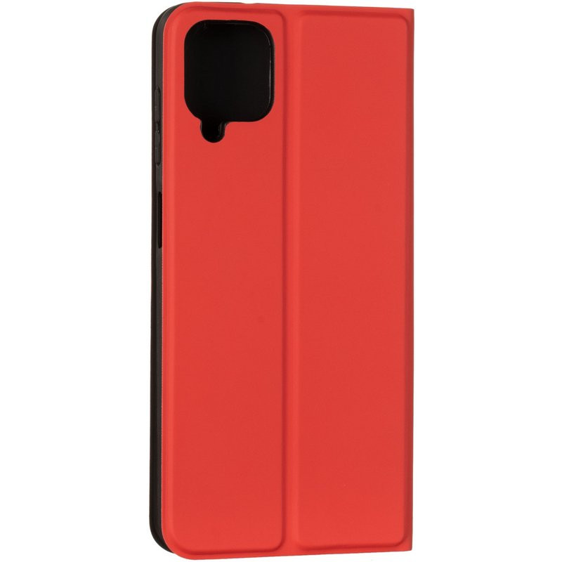 Чехол-книжка для Samsung Galaxy A12 (A125)/M12 (M127) Smooth Case Красный