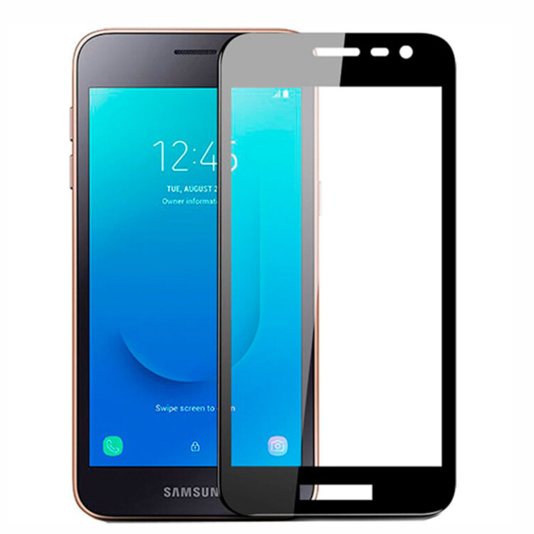 Защитное стекло для Samsung J2 Core Galaxy J260 Full Screen Черный Защитное стекло для Samsung J2 Core Galaxy J260 Full Screen Черный