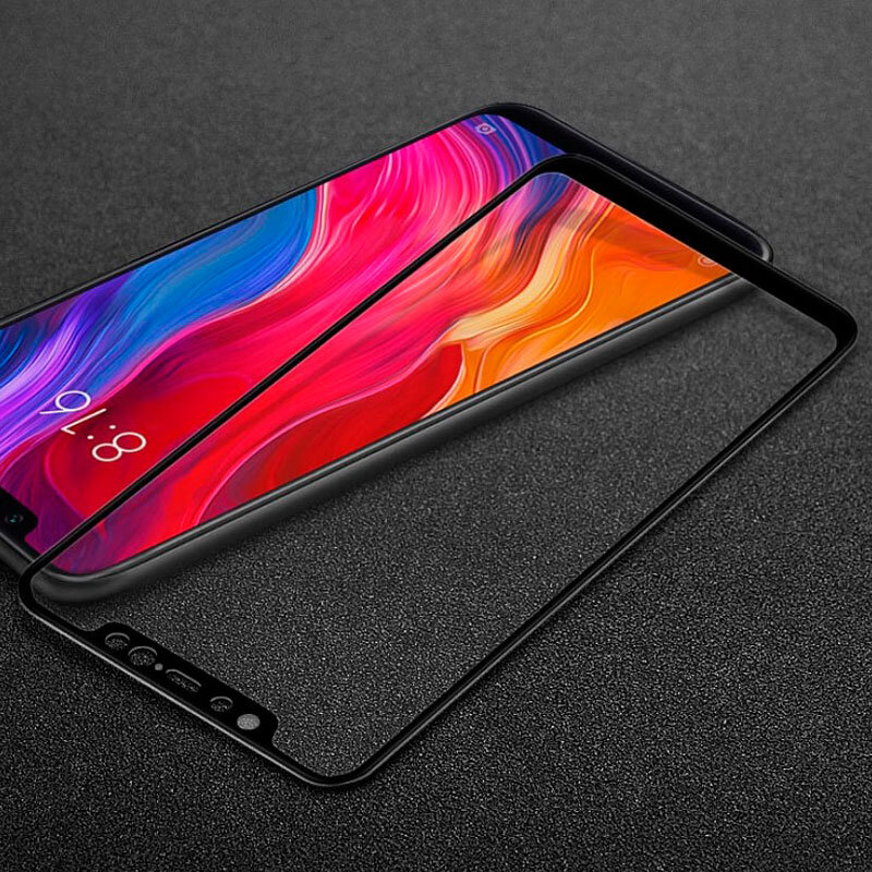 Защитное стекло для Xiaomi Mi8 Pro / Mi 8 Pro 3D Glass 9H Черный (на весь экран)
