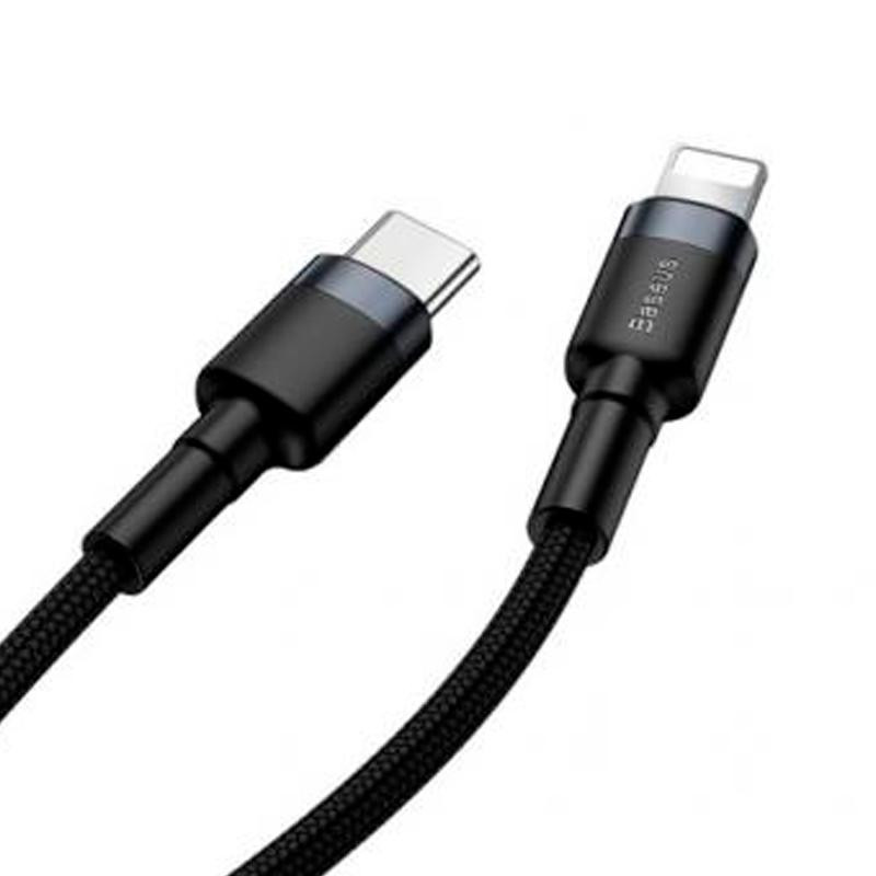 Кабель Baseus Cafule Type-C to Lightning 18 Ват (CATLKLF-G1) 1м
