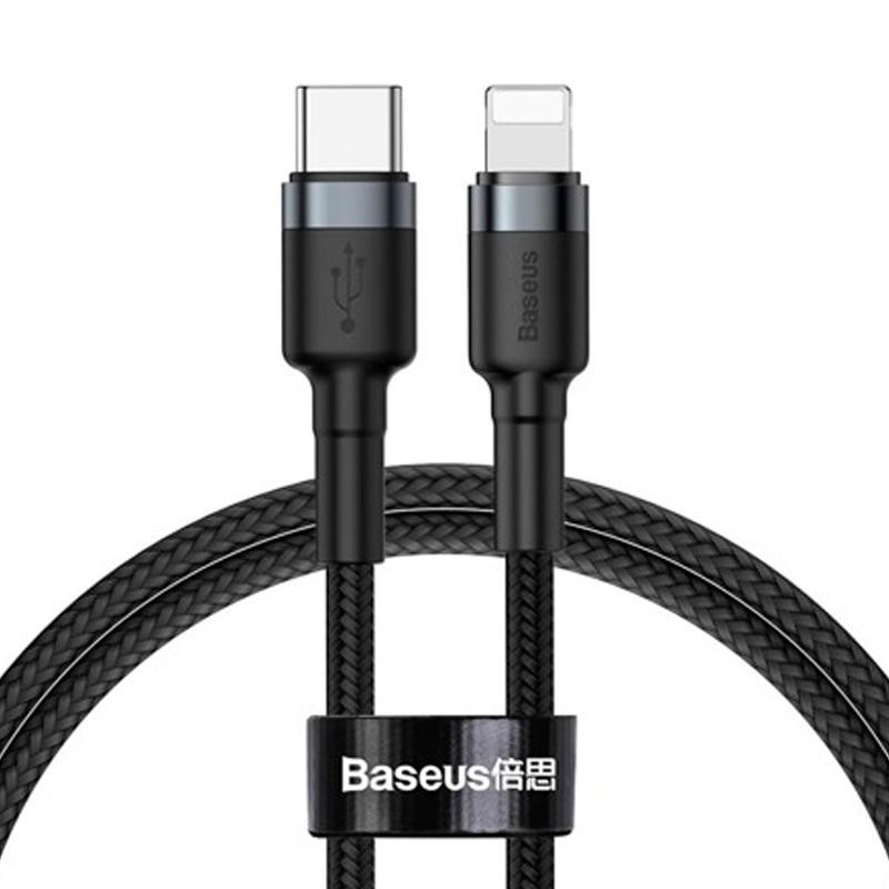Кабель Baseus Cafule Type-C to Lightning 18 Ват (CATLKLF-G1) 1м