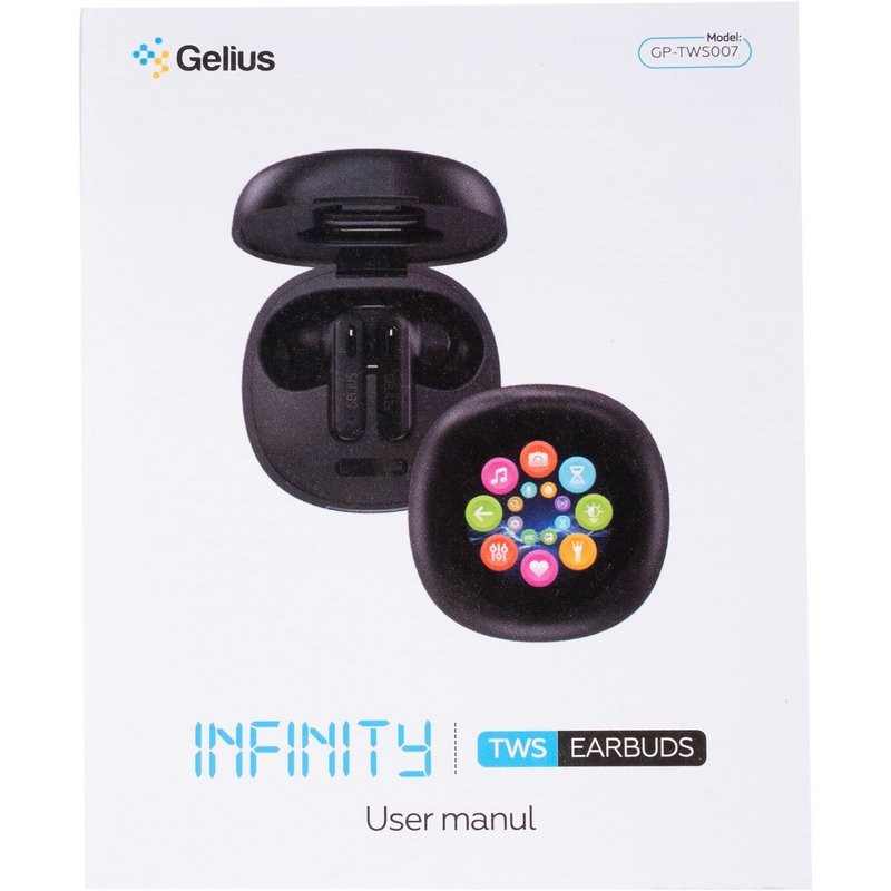 Беспроводные наушники TWS Gelius Infinity GP-TWS007 (черные)