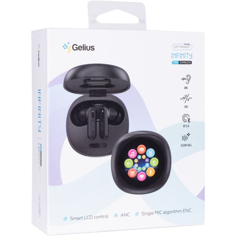 Беспроводные наушники TWS Gelius Infinity GP-TWS007 (черные)