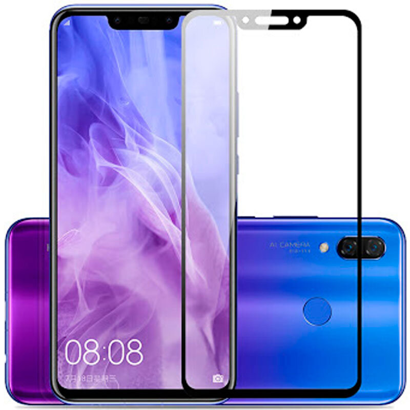 Захисне скло для Huawei P Smart Plus 5D Glass 9H Чорний