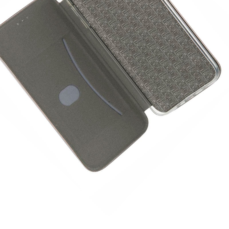 Чехол книжка для Xiaomi Redmi Note 8 Case Кожаный Серый